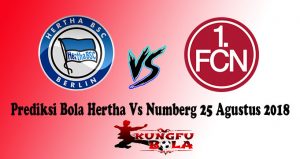 Prediksi Bola Hertha Vs Numberg 25 Agustus 2018