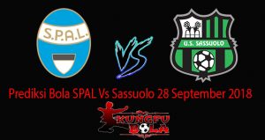 Prediksi Bola SPAL Vs Sassuolo 28 September 2018